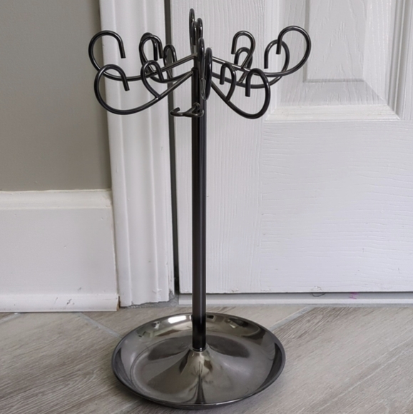 Umbra Adjustable Height Metal Jewelry Stand with Trinket Dish - Picture 2 of 12